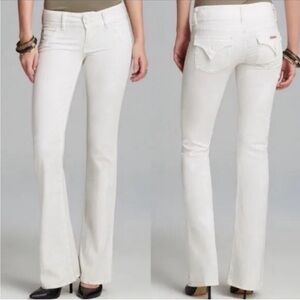 Hudson Women's Signature White Jeans Bootcut Style W170DLW Size 30